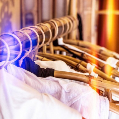 Cropped Red and Black Top